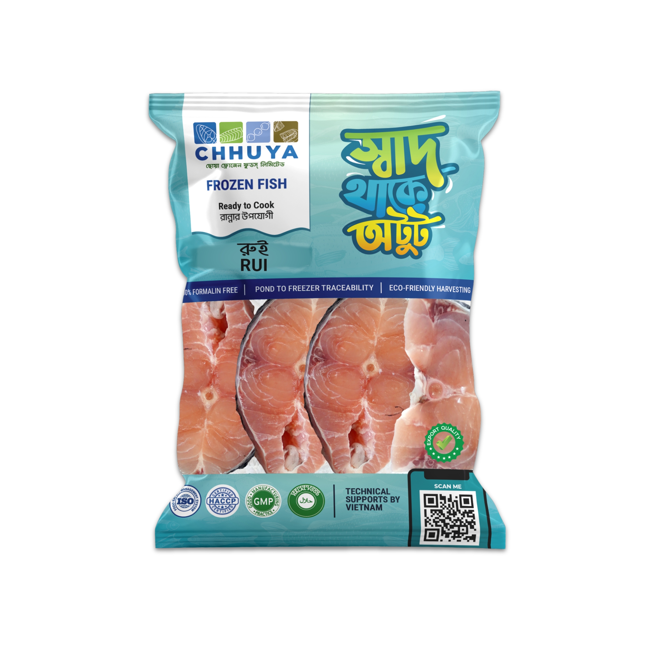 Chhuya Rui Fish Slice Chinese Cut 1000gm