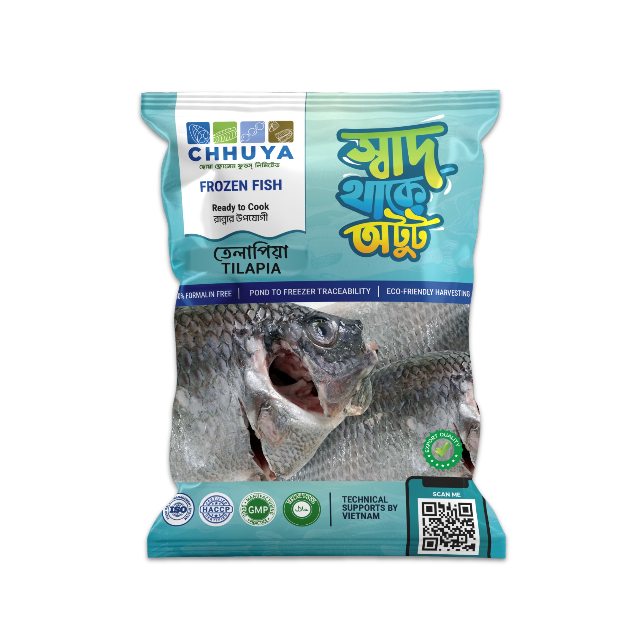 Chhuya Tilapia 800gm (800+)